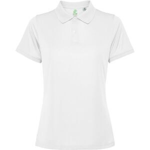 Roly Womens/Ladies Tormo Short-Sleeved Polo Shirt / White